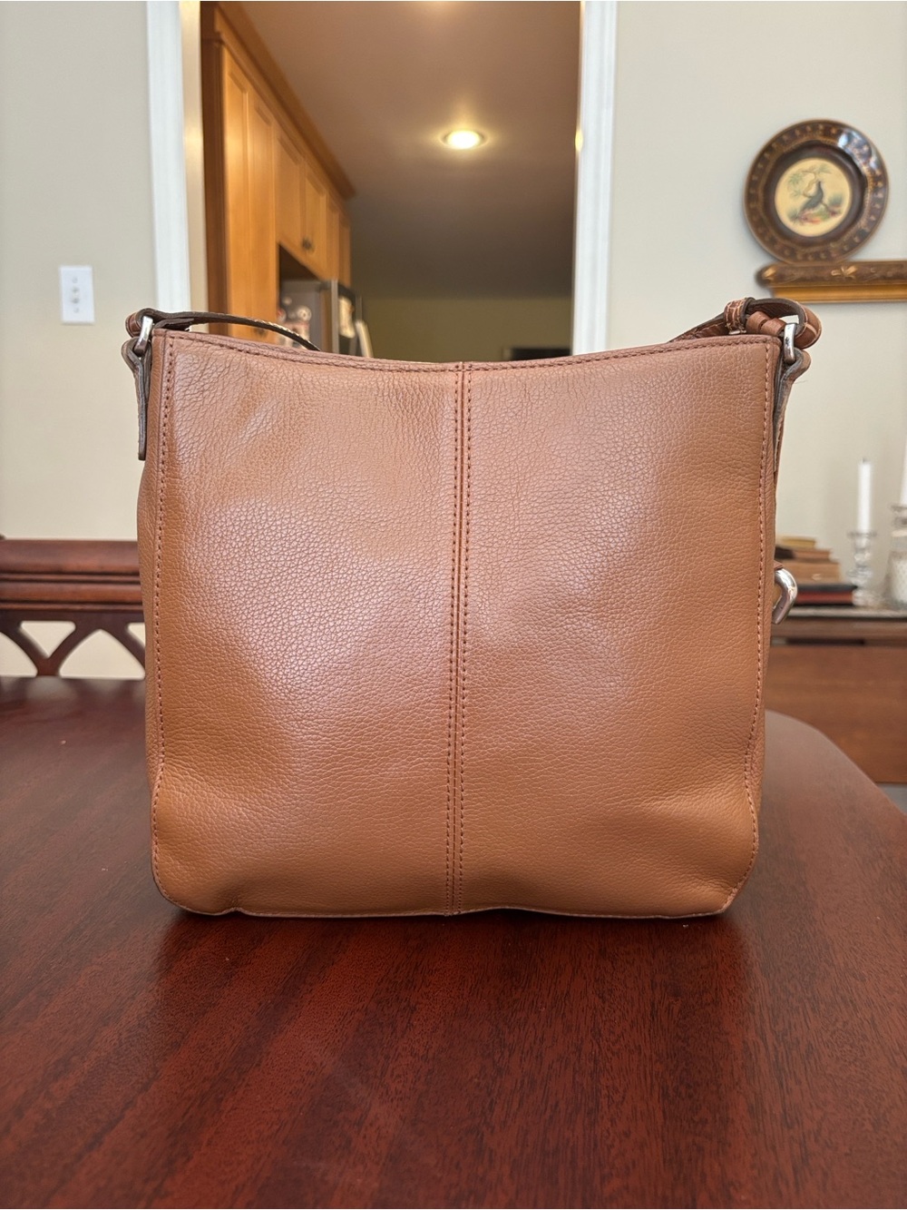 Brighton Mingle Sage Mock Croco Nutmeg Organizer Shoulder/Crossbody Bag MSRP$350 - Picture 3 of 13